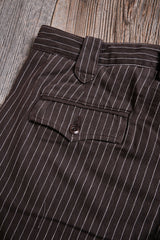 Duster Pant | Brown Stripe | Freenote Cloth