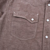Calico Shirt | Dusty Brown | Freenote Cloth