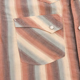 Calico S/S Shirt | Desert Stripe | Freenote Cloth