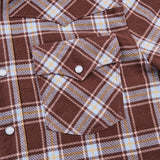 Western Scout Shirt | Brown Plaid | Freenote Cloth