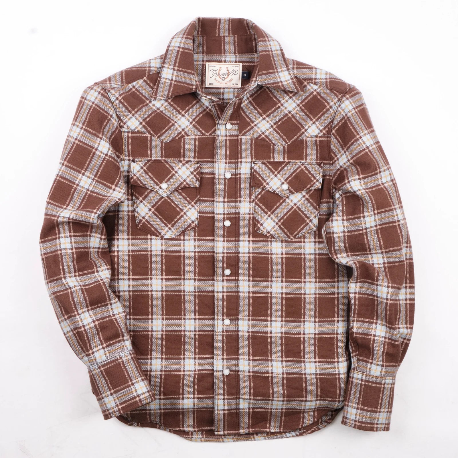 Western Scout Shirt | Brown Plaid | Freenote Cloth – Manready