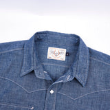 Calico Shirt | Dusty Blue | Freenote Cloth