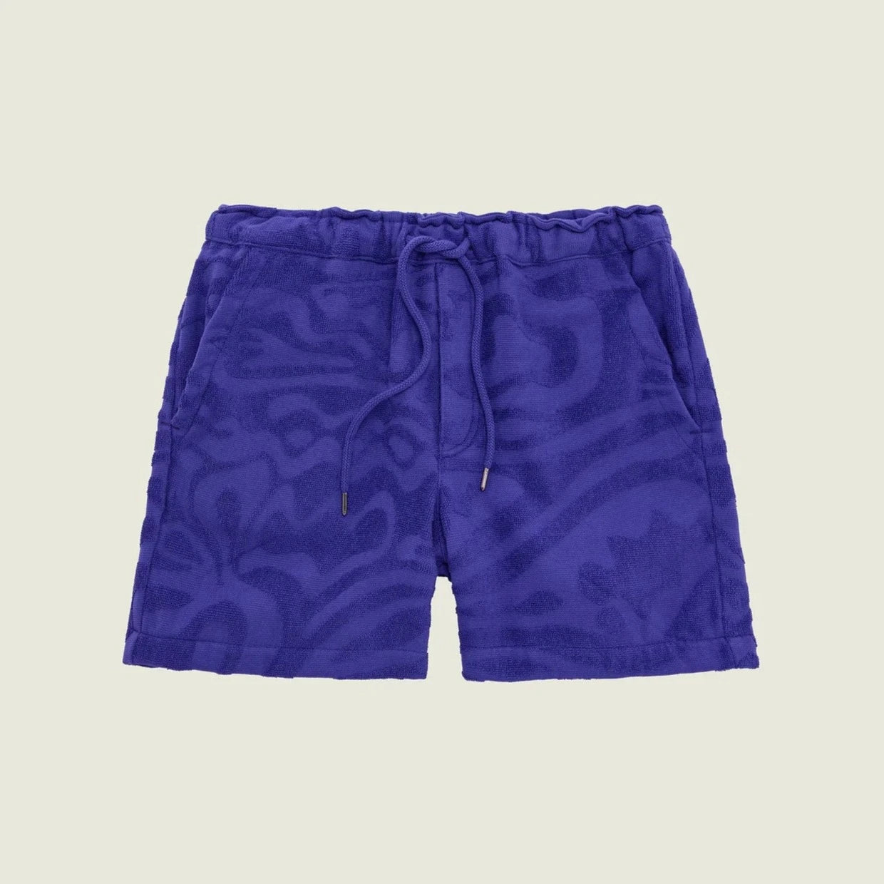 ●depound● Terry Banding Shorts Navy DP2535SW002MNAFR Vilebrequin Terry Bermuda Shorts - Navy
