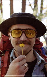 Glacier Sunglasses | Moss: HD Plus Polarized Yellow | Smokey Bear x CAMP