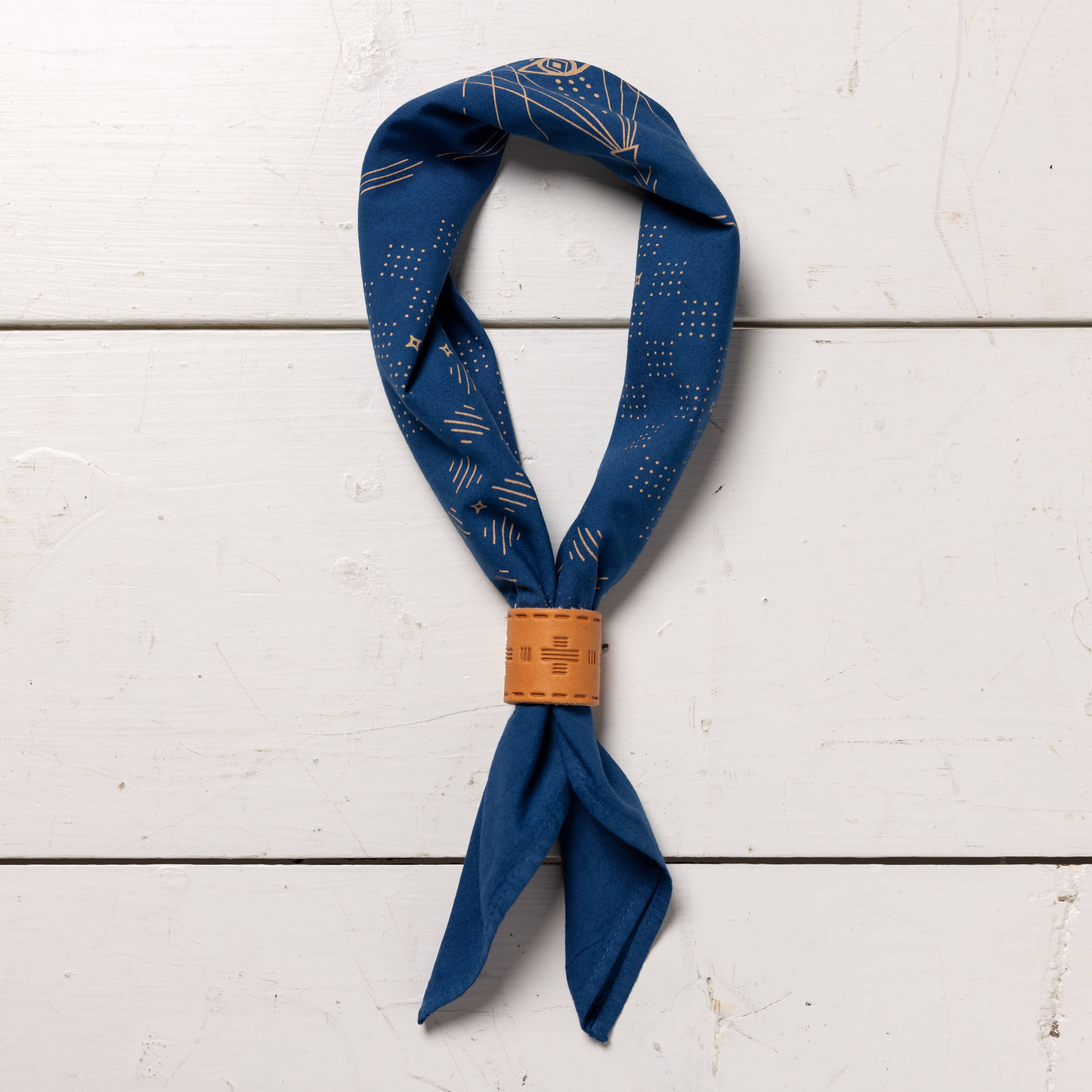 leather studded bandana slide – Jenni Earle