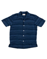 Cayucos S/S Shirt | Indigo Stripe | Freenote Cloth