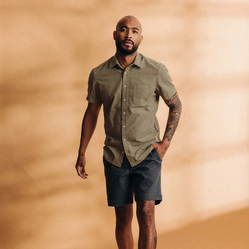 The Short Sleeve California | Heather Moss Cord | Taylor Stitch