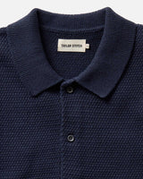 The Button Down Polo | Dark Navy Crochet | Taylor Stitch