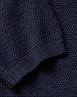 The Button Down Polo | Dark Navy Crochet | Taylor Stitch