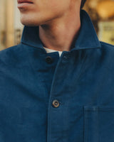 The Ojai Jacket | French Blue Moleskin | Taylor Stitch