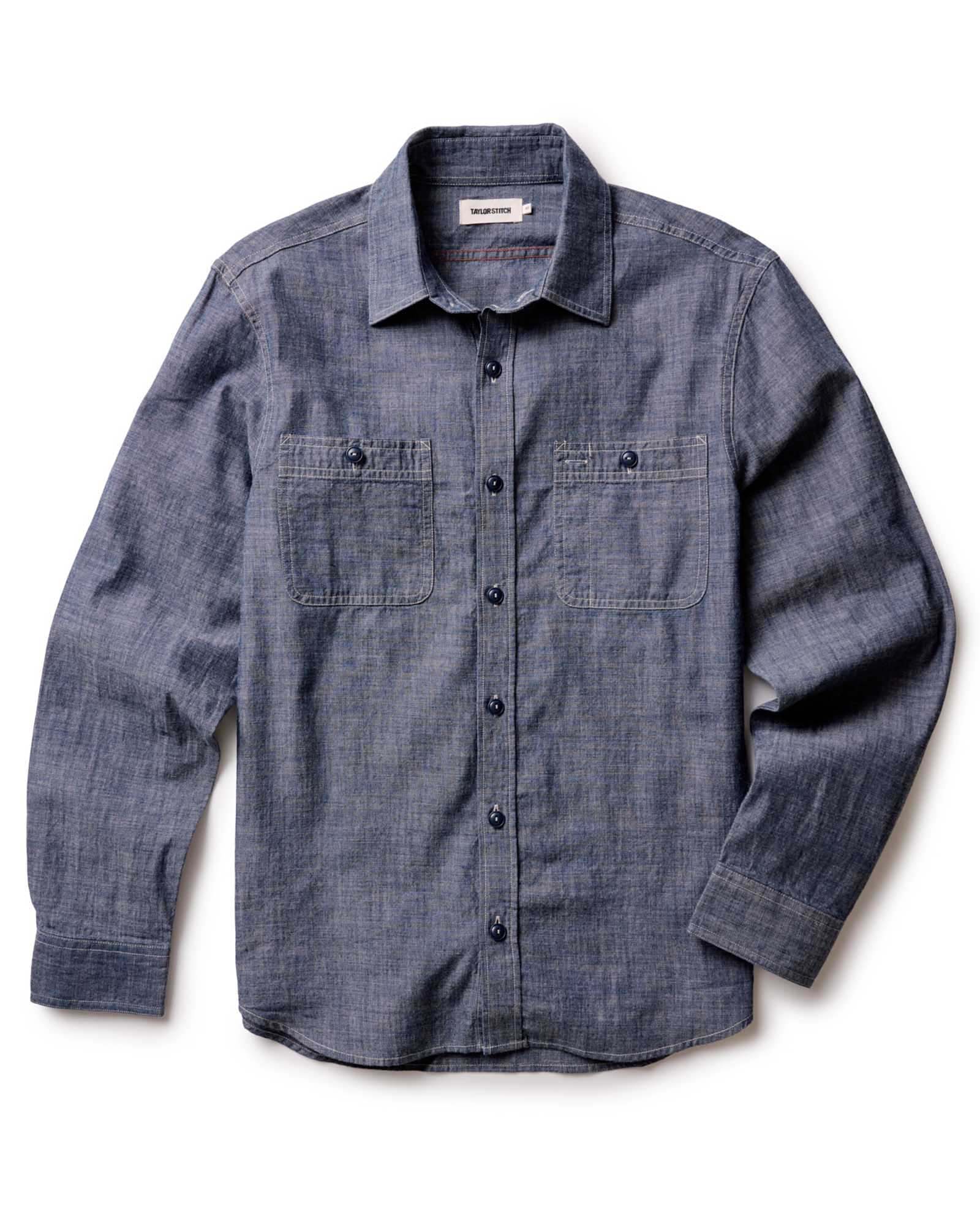 The Foundry Shirt | Rinsed Indigo Chambray | Taylor Stitch 