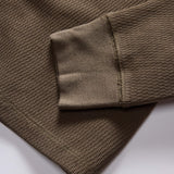 The Organic Cotton Waffle Crew | Fatigue Olive | Taylor Stitch