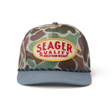 Old Town All Mesh Snapback | Camo Blue | Seager Co.