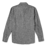 Reagan Pearl Snap Hemp | Washed Black | Seager Co.