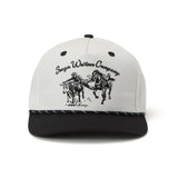 Los Rios Canvas Snapback | Cream & Black | Seager Co.