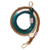 Adjustable Ombre Rope Dog Leash | Medium | Found My Animal