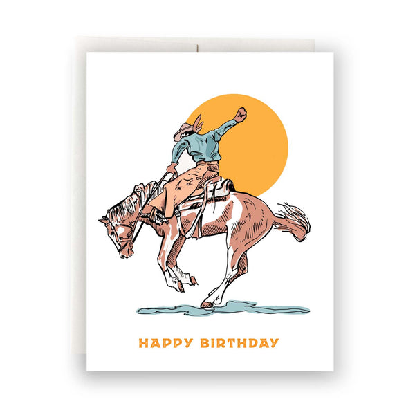 Cowboy Birthday Card | Antiquaria