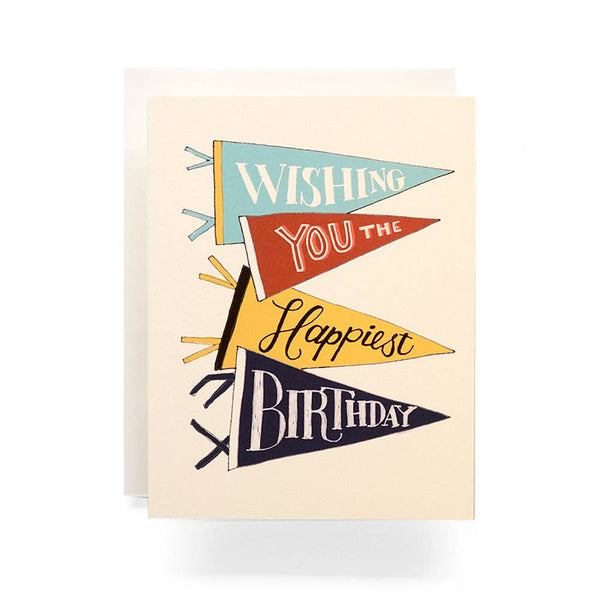 Pennant Birthday Card | Antiquaria