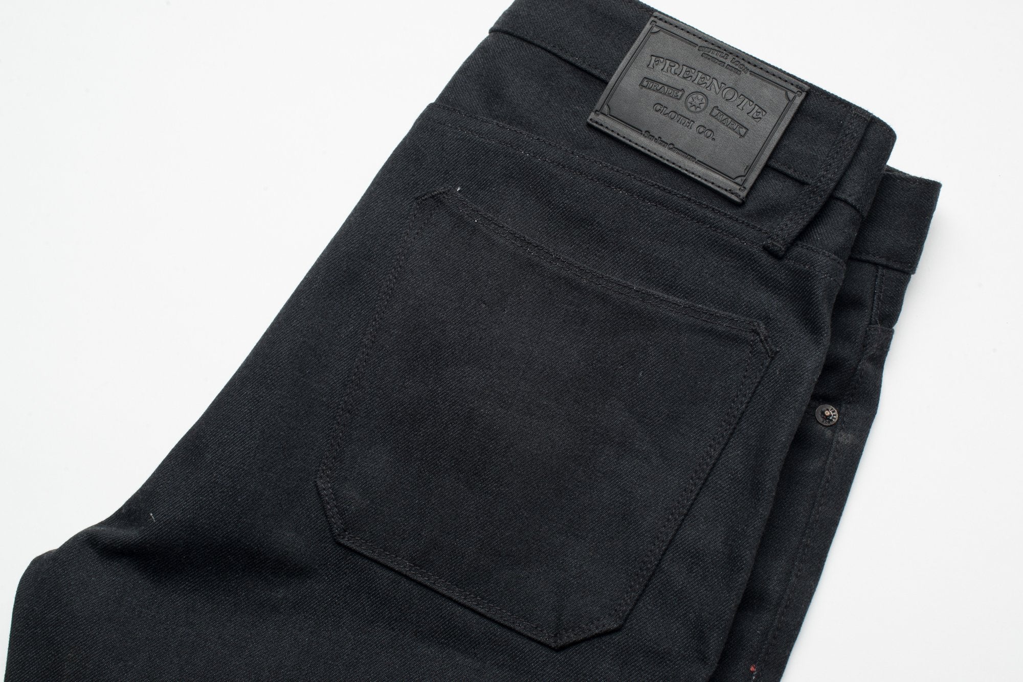 Portola Classic Taper | Black Grey 14oz Denim | Freenote Cloth – Manready Mercantile