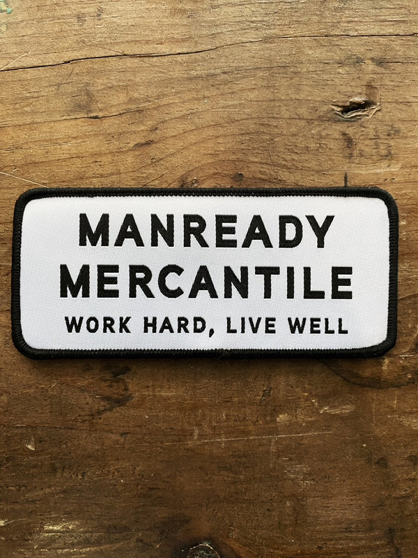 Patch | Manready Mercantile | White + Black | Manready Mercantile