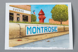 Framed Art Print 5" x 7" | Streets of Houston | Jim Koehn Artwork