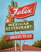 Art Print 5" x 7" | Streets of Houston | Jim Koehn Artwork