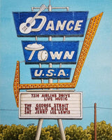 Art Print 5" x 7" | Streets of Houston | Jim Koehn Artwork