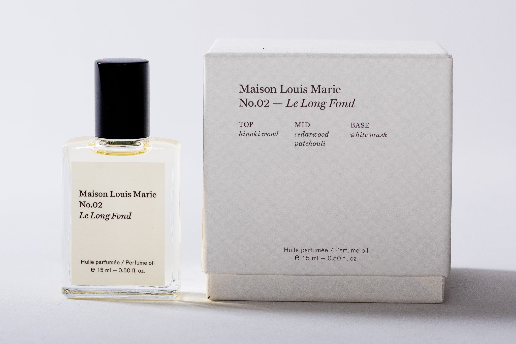 No.02 Le Long Fond Natural Eau de Parfum Spray | Luxury Clean Beauty +  Non-Toxic Fragrance (1.7 fl oz | 50 ml) Scent