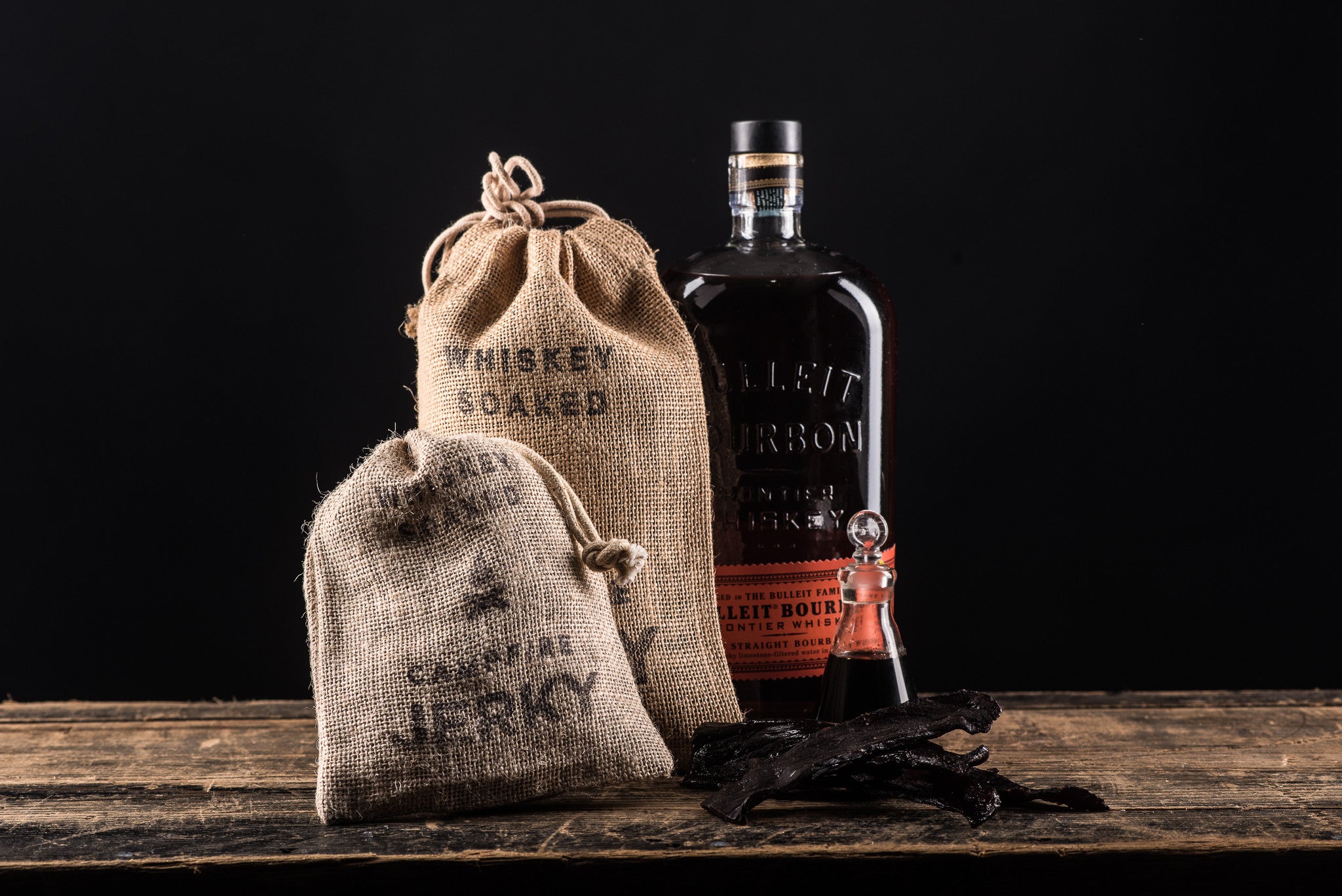 Whiskey Soaked Campfire Jerky
