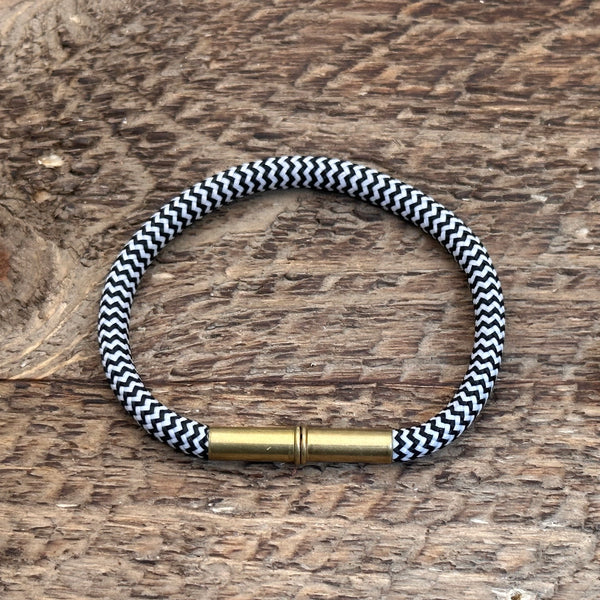 Flint Bracelet | Summer .22 | Black Single Wrap | Tres Cuervos