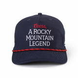 Seager X Coors Banquet Rocky Mountain Legend Snapback | Navy | Seager Co.