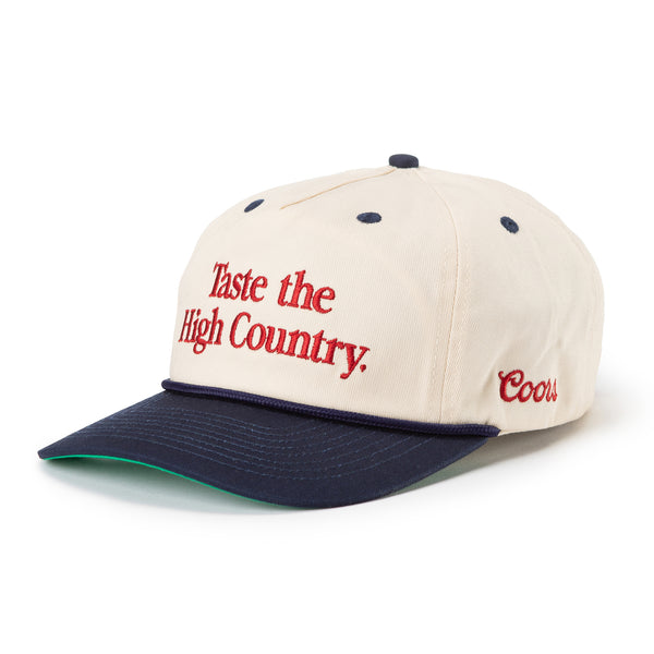 Seager X Coors Banquet High Country Snapback | White/Navy | Seager Co.