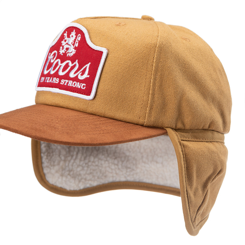 Seager X Coors Banquet 150 Canvas Flapjack | Coyote Brown | Seager Co.