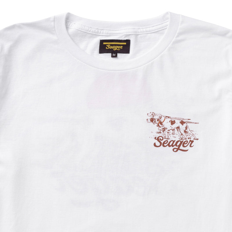 Pointer Tee | White | Seager Co.