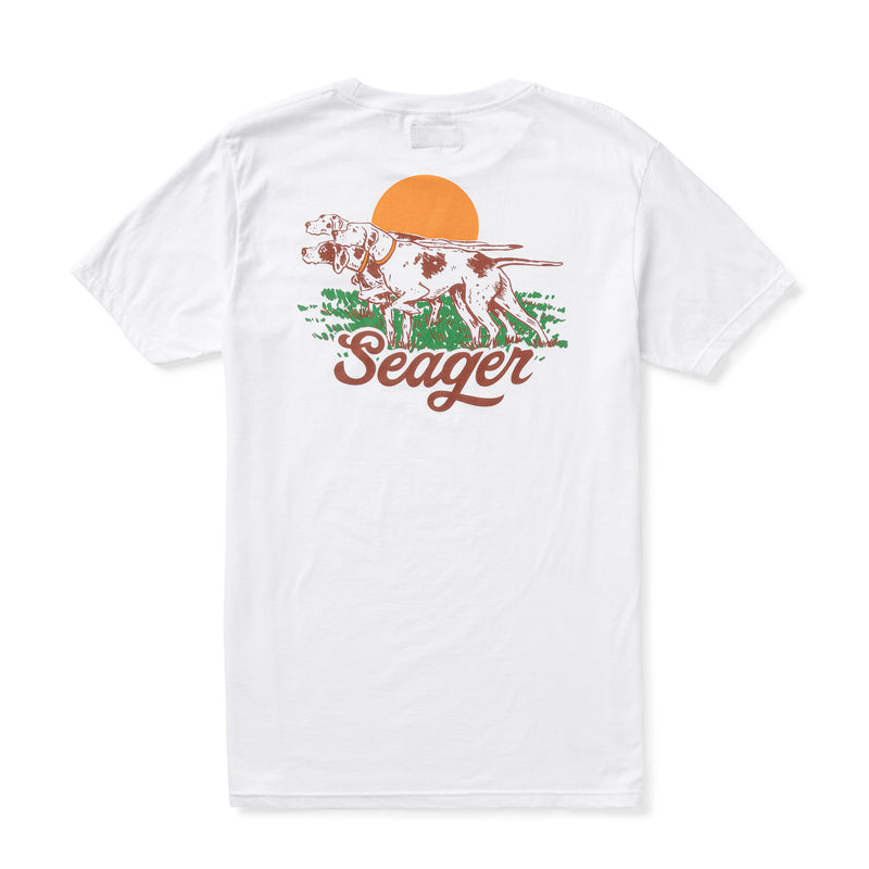 Pointer Tee | White | Seager Co.