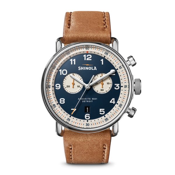 Canfield C56 Chronograph 43mm | Continental Blue | Shinola Detroit