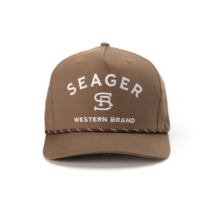 Branded Snapback | Brown | Seager Co.