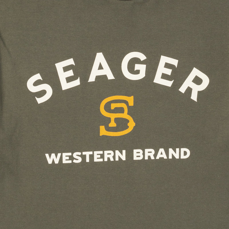 Branded Tee | Army Green | Seager Co.
