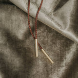 Archer Bolo Tie | Dark Brown / Turquoise | Commonform