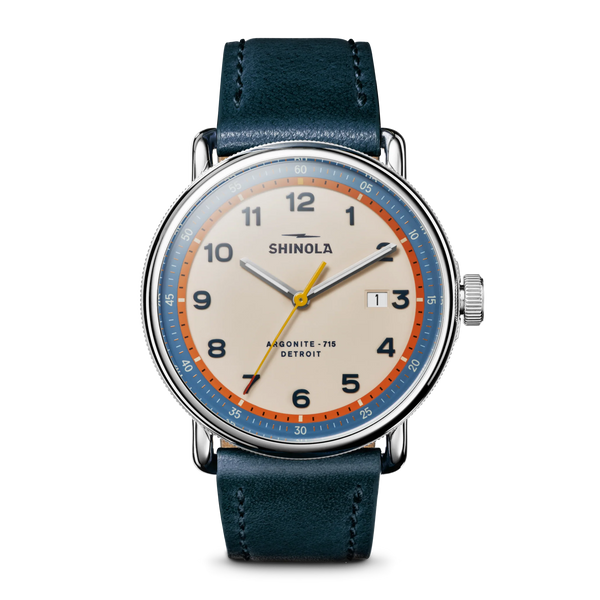The Canfield C56 43mm | Navy | Shinola Detroit – Manready Mercantile