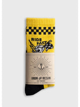 Ride Fast Sock | Iron & Resin