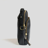 Bison Field Crossbody #177 | Black | Coronado Leather