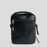 Bison Field Crossbody #177 | Black | Coronado Leather