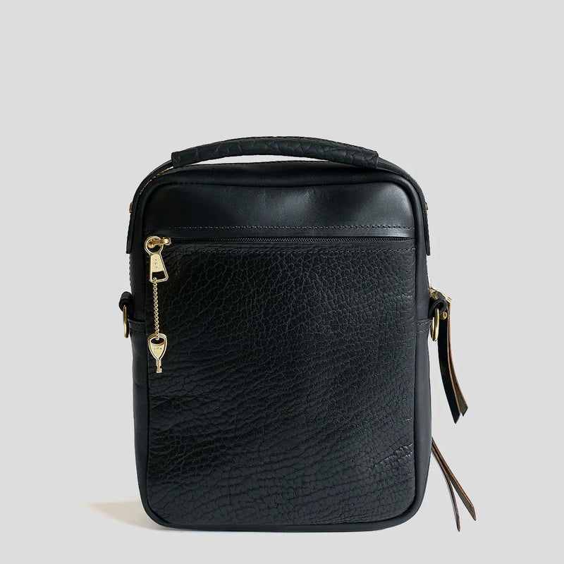 Bison Field Crossbody #177 | Black | Coronado Leather