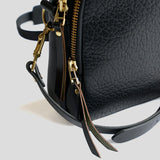 Bison Field Crossbody #177 | Black | Coronado Leather