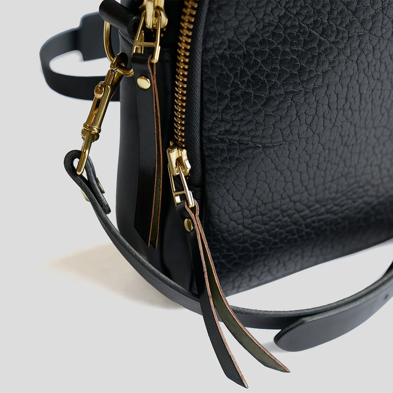 Bison Field Crossbody #177 | Black | Coronado Leather