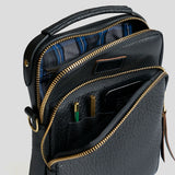 Bison Field Crossbody #177 | Black | Coronado Leather
