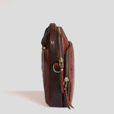 Bison Field Crossbody #177 | Walnut | Coronado Leather