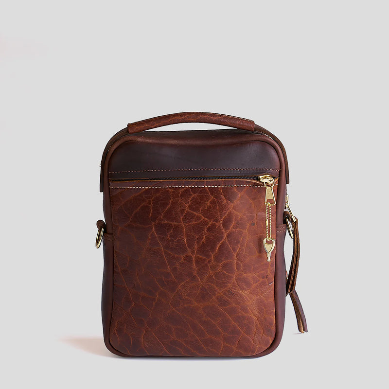 Bison Field Crossbody #177 | Walnut | Coronado Leather