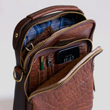 Bison Field Crossbody #177 | Walnut | Coronado Leather